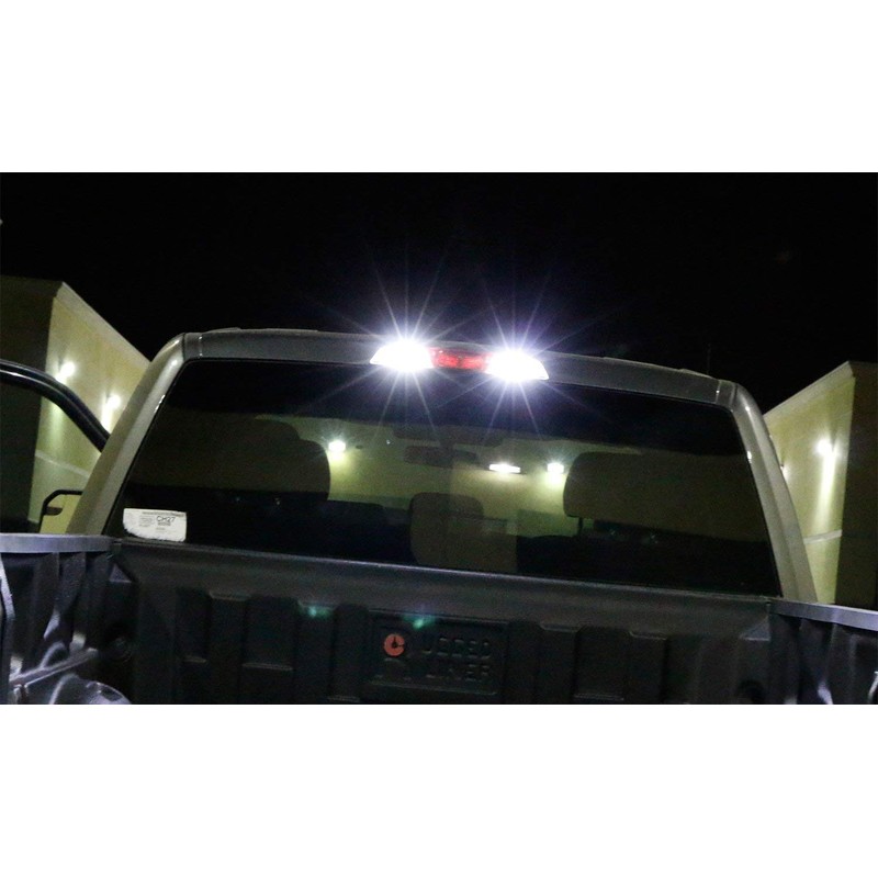 iJDMTOY Complete 6pcs Super Bright Xenon White LED License Plate,