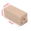 Sumnacon Pottery Clay Tools Printing Molds, Wooden, Pottery Supplies, Clay