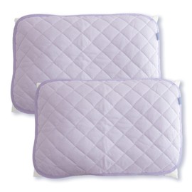 Sylphyz Pillow Pad, Cool Feel, Set of 2, Purple, Purple, Reversible, 16.9 x 24.8 inches (43 x 63 cm), Towel, Cotton, All Seasons, Cool, Stylish, Cute, Cool to Touch, Pile Rubber