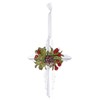 Ganz Kissing Krystals Mistletoe Krystal Cross Ornaments Set of 3