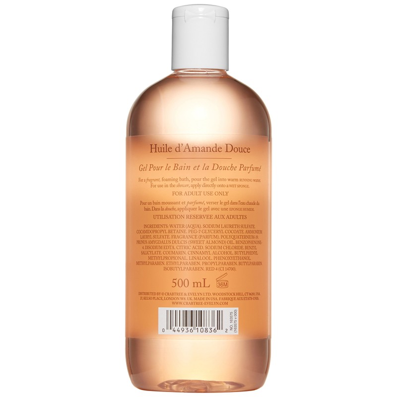 Crabtree & Evelyn Bath and Shower Gel, Sweet Almond Oil,