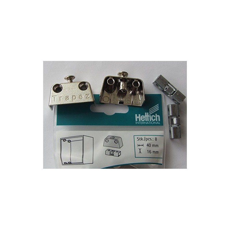 Hettich Trapez 62489 Connection Fitting for Screwing On 15.8 x