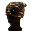 Beanie Hat with Goggles - Green Camo