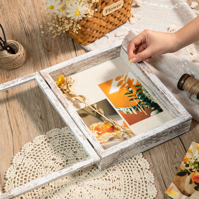 Califortree Outside 8x10 Shadow Box Frame with Linen Back -