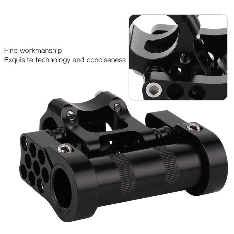 Folding Bike Adjustable Double Stem 25.4 CNC Aluminium Alloy Bicycle