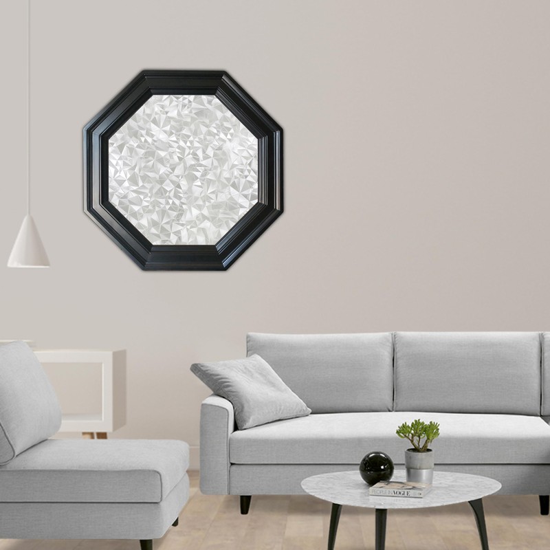 Autotech Park Precut Pattern Texture Octagon Window Film Shade, Self