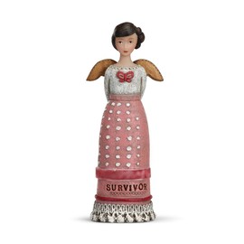 Kelly Rae Roberts Survivor Angel Figure, Resin, Multi-Colour, 30 x 40 x 105 cm