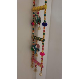 Estationeryhouse INDIAN HANGING ELEPHANTS 2 pcs Decoration Wall Door Window Hanging Tota Bells Chimes Mobiles Wind Chimes String Decorations