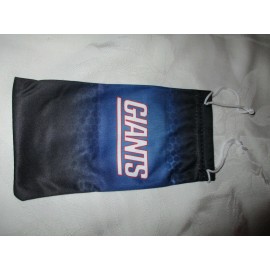 Unbranded NEW YORK GIANTS Microfiber Drawstring Eyeglasses Bag/Cleaning Cloth #1 - NEW