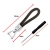 Skipper 8603 Braided Faux Leather Keyring in Many Colours and