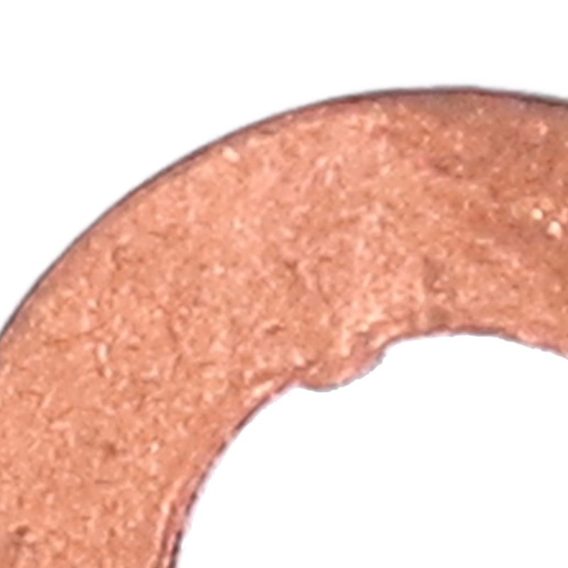 Flat Gasket, Copper Washer Kit, Strong Electrical Conductivity, 50 Pieces