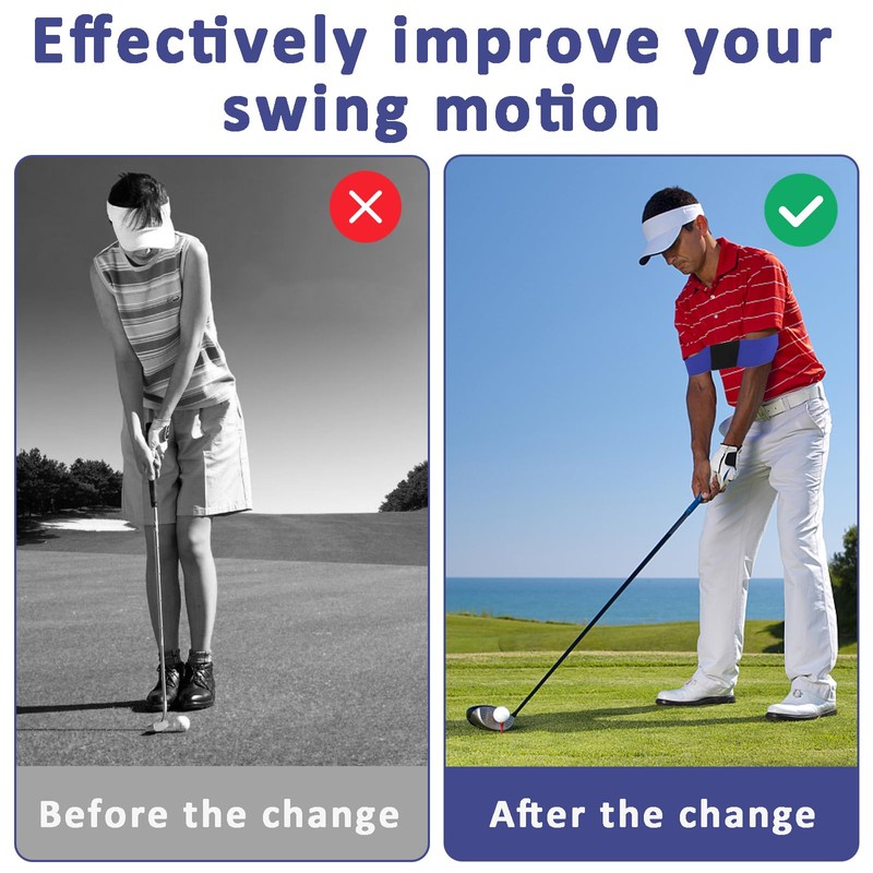 WORUIB 2Pcs Golf Connection Band, Connection Band Golf, Golf Swing