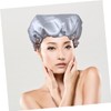 Beavorty Double Layer Thicken Shower Hat Bathing Hat for Women