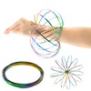 Flow Ring Spinner Ring Arm Toy,3D Geometric Magic Flow Spiral
