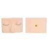 Eyelash Mannequin Head Practice Realistic Half Face Makeup Head Training