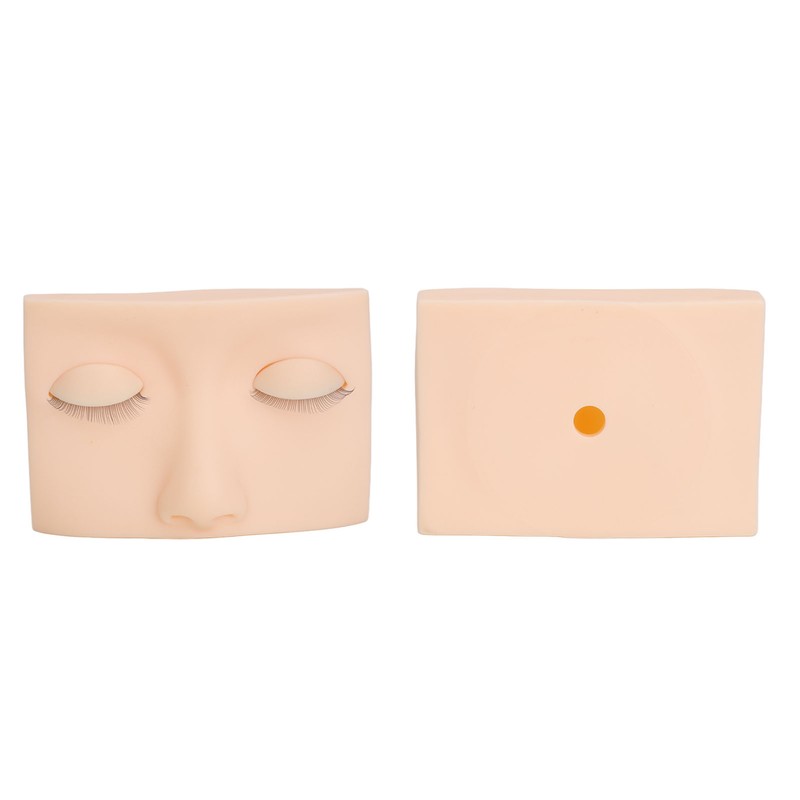 Eyelash Mannequin Head Practice Realistic Half Face Makeup Head Training