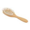 Small Wooden hairbrush with Rounded Maple Wood Pencils