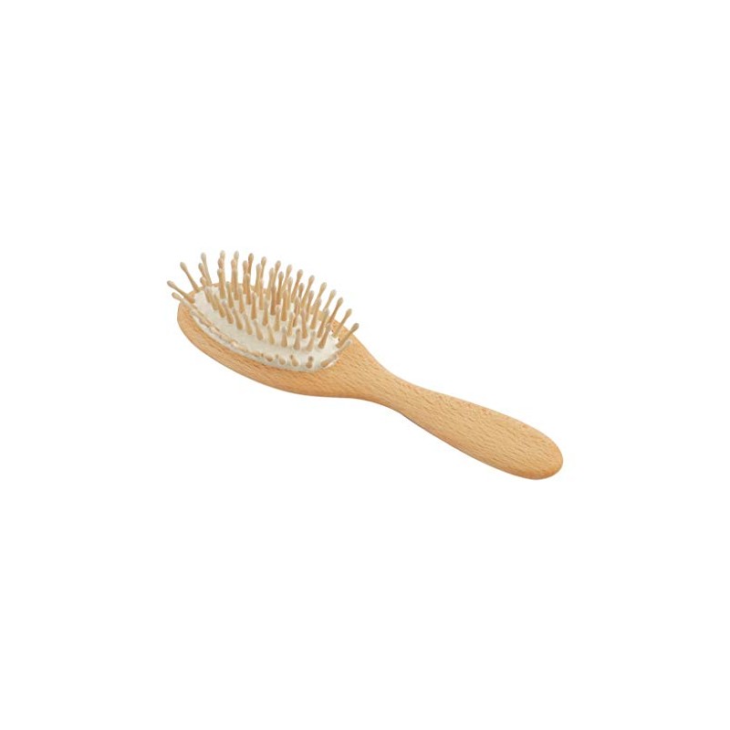 Small Wooden hairbrush with Rounded Maple Wood Pencils