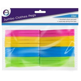 22pc Jumbo Clothes Pegs