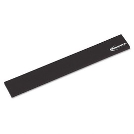 Innovera : Rubber Keyboard Wrist Rest, Black -:- Sold as 2 Packs of - 1 - / - Total of 2 Each