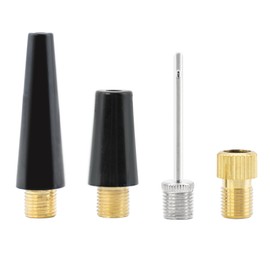 Quacc 4 PCS Ball Pump Needle Set Needles Inflating Ball Tyre Pump Adapter Bike Pump Accessories Air Nozzle Pump Adapters Tire Pump Attachments for Inflatables, Sport Balls, Bicycles