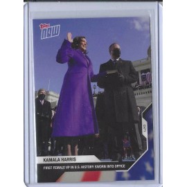 2020 USA Election Topps NOW® - INAUGURAL CARD 13 - Kamala Harris