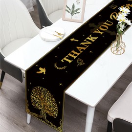 Buxiuer Pastor Appreciation Decorations Thank You Pastor Table Runner Church Gift Dining Room Home Kitchen Table Decor