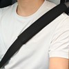 Glaoguan 2PCS Black Soft Car Seat Belt Cover Pad Filled