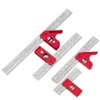 Combination and Double Woodworking Tools Adjustable Woodworkers Edge Rule for
