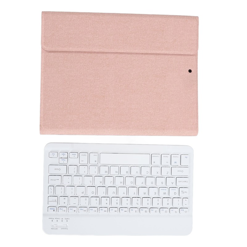 Wireless Bluetooth Keyboard with Magnetic Case Pencil Holder for IOS