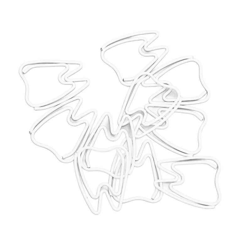 Paper Clips, 100 Pieces Tooth Shaped Paper Clips, Memo Note