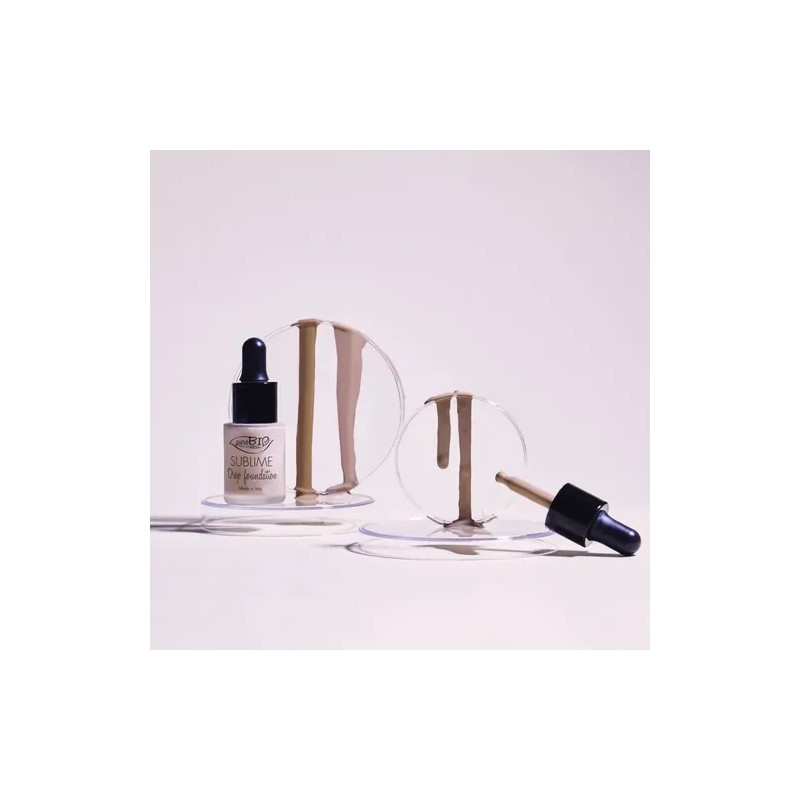 Base Maquillaje Orgánica Vegana Nickel Tested Purobio Drop