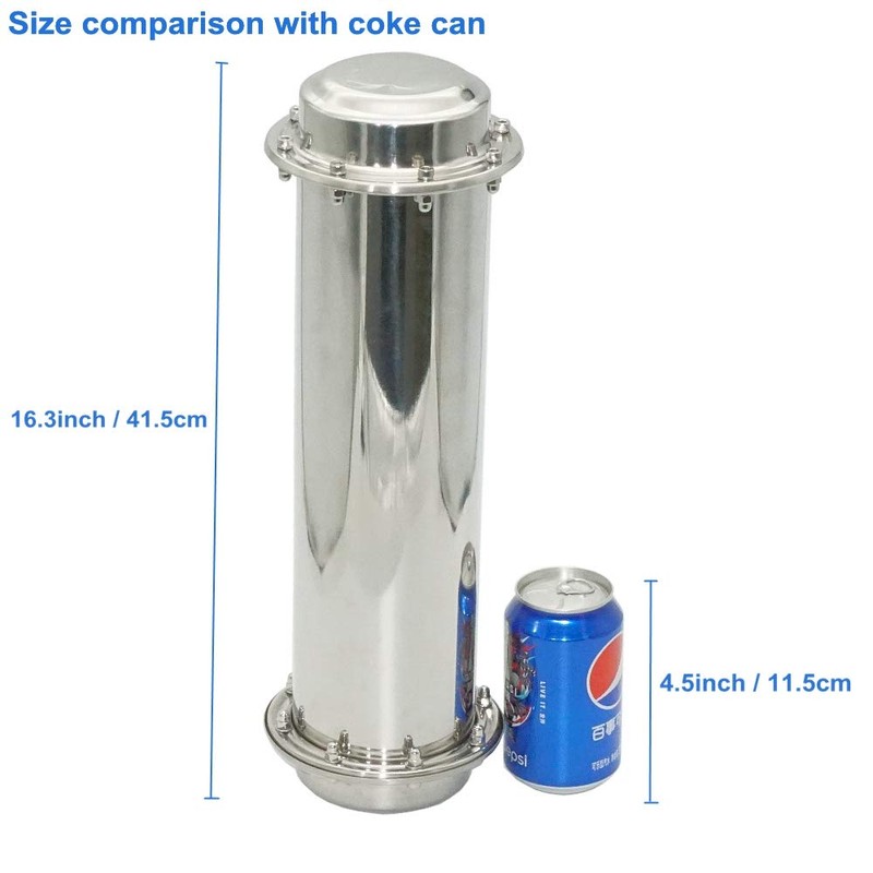 Time Capsule Anti-Corrosion Waterproof Stainless Steel Capsule Container Durable Lock