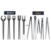 Alvade DIY Rapid Tongs Bundle Set 5 Type of Tong