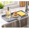 Silicone Sink Drain Tray for Kitchen & Bathroom – Draining