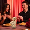 Runziti Gold Heart Hand Sculpture, Modern Ceramic Love Finger Statue