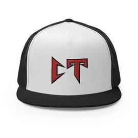 RIVEMUG Corridos Tumbados CT Trucker Hat Flat Bill High Crown Adjustable Coridos Belicos Cap Black/White/Black