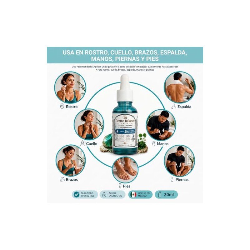 Derma Balance Complex Solución Exfoliante y Despigmentante 30ml
