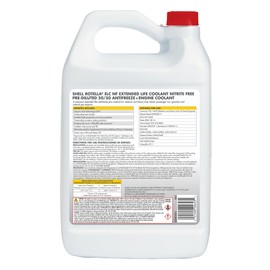 Shell Rotella Nitrite-Free Extended Life ELC Anti-Freeze + Coolant, Pre-Diluted 50/50 (1 Gallon, Case of 6)
