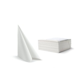 Alvotex CHIC Airlaid 50 Servietten, Stoffähnlich, Hochwertige, Einwegserviette, Weiß, 40x40cm