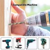 6-Piece Sawtooth Drill Bit 4/5/6/8/10/12 mm Drill Bit with 4
