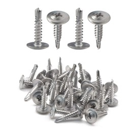 IMScrews 200pcs #8 x 3/4" Self Drilling Truss Head Screws Standard Thread Wood Work MDF 410 Stainless Steel