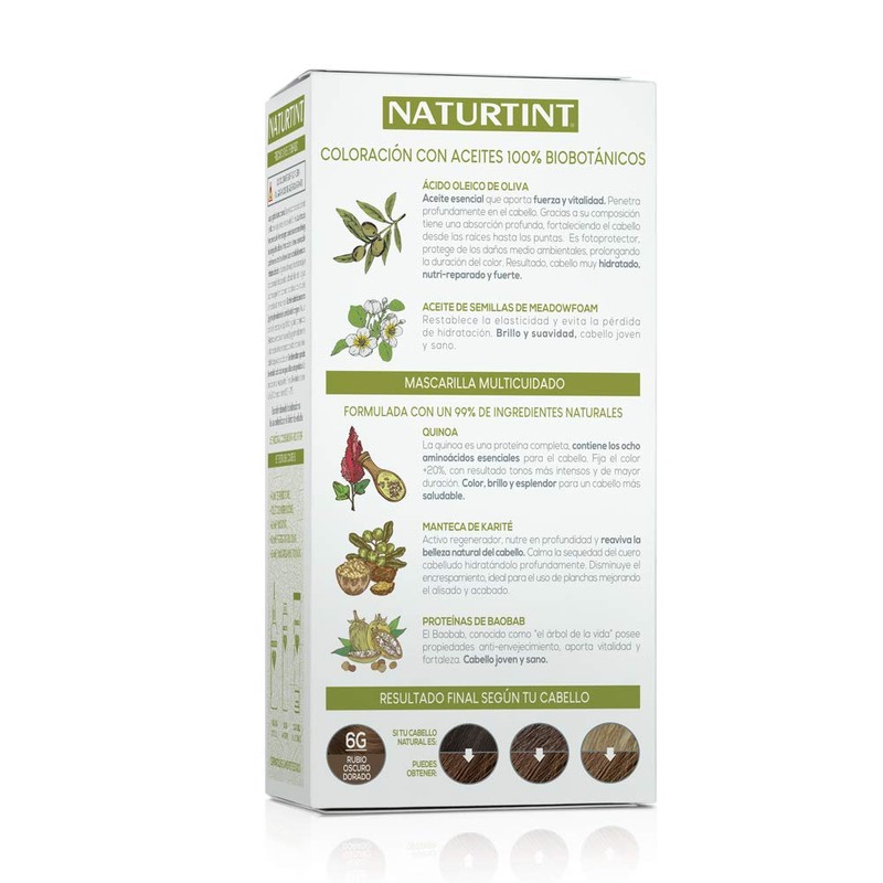 Naturtint permanent hair colour.