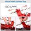 Updated Version Parallel Rail Guide System, Woodworking Track Saw Guide