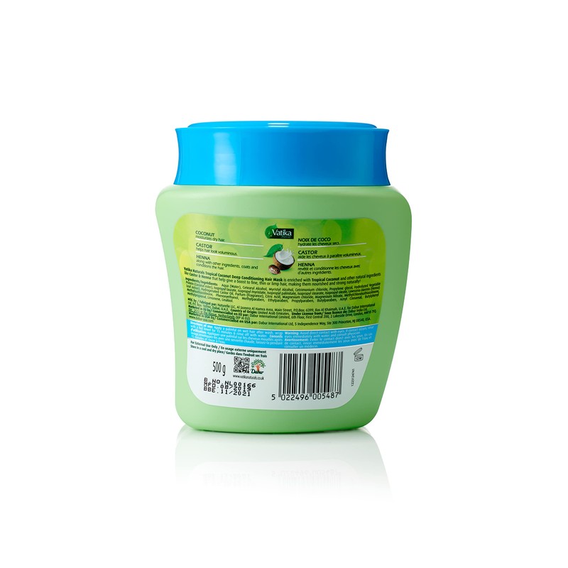 Dabur Vatika Naturals Hair Mask 500g (Coconut)