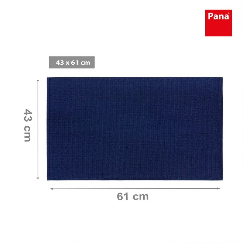 PANA Cotton Bath Mat Non-Slip • Shower Mat and Bath
