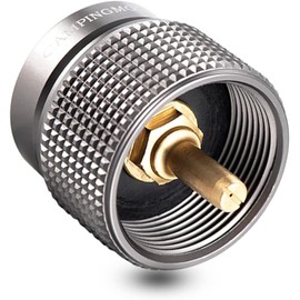 CAMPINGMOON 1lb Propane Tank Adapter Mapp Convert to En417 Lindal Valve for Camping Stove