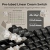 RK ROYAL KLUDGE R98 Pro Wired Mechanical Keyboard, 96% Creamy