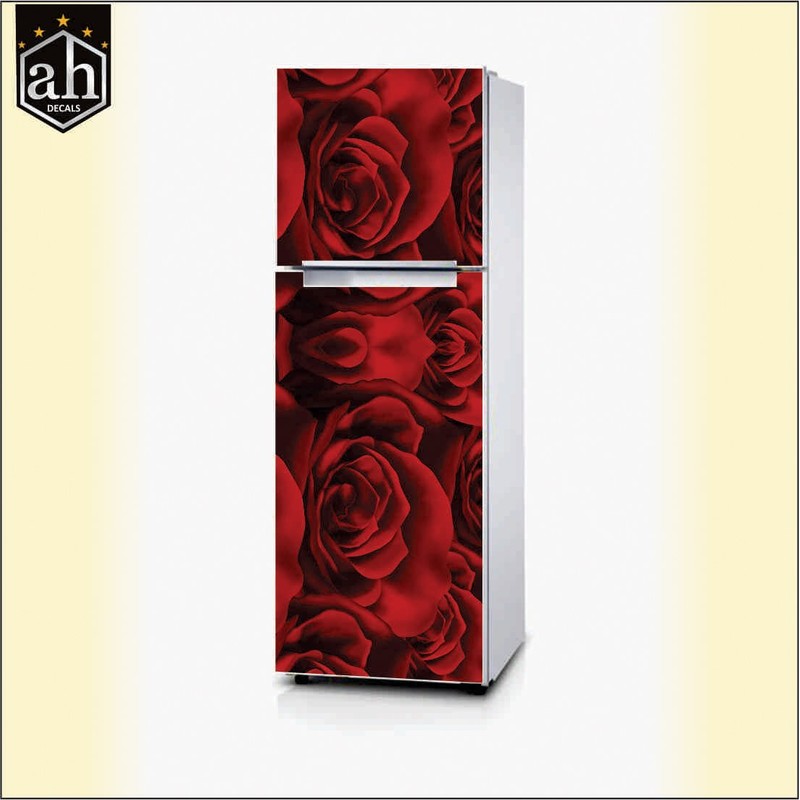 AH Decals Vinyl Rose Wall Fridge Sticker, 23.62 x 0