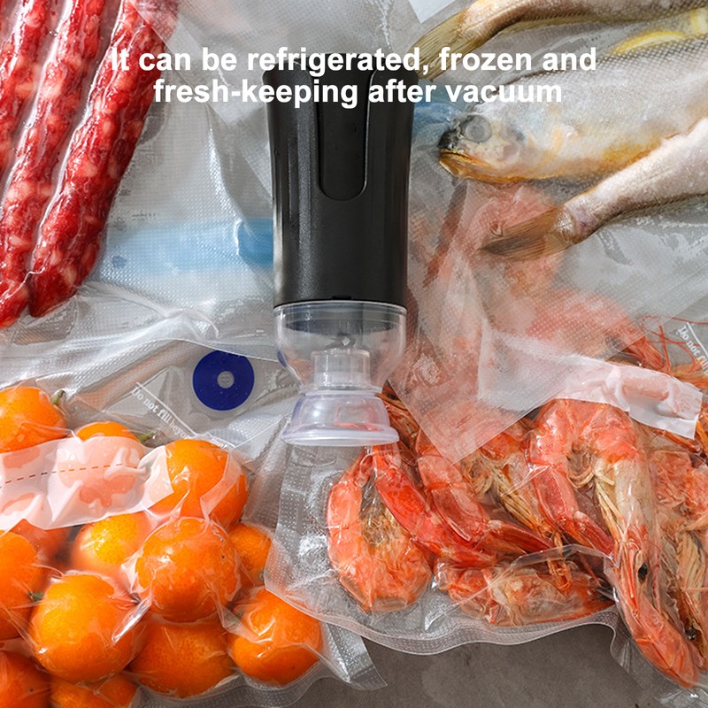 Vacuum Sealer Machine 7W 60Kpa Handheld Electronic Pump Automatic Food